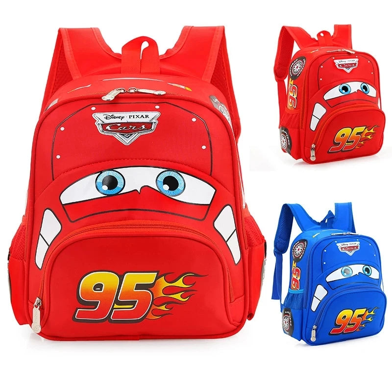 Hot kindergarten cartoon Travel bag 3D waterproof 95 car boys 2-5 years old children backpack