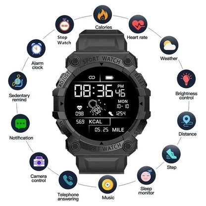 Y56 Smart Watch Men Women Smartwatch Heart Rate Blood Pressure Monitor Fitness Tracker Watch Smart Bracelet for Android and IOS