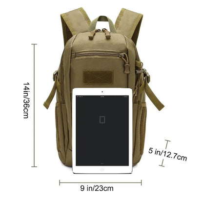 15L Travel Outdoor Sport Backpack Waterproof Camping Hiking Fishing Hunting Bags Large Capacity Men Backpack Rucksacks