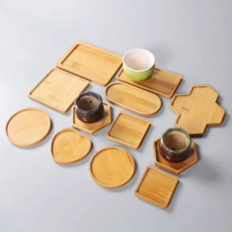 Wooden Soap Dispenser Tray Vanity Countertop Bottles Organizer Holder Round Square Candles Jewelry Storage Tray for Bathroom