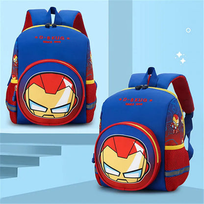 Spiderman Backpacks Cartoon Student School Bag 3d Stereo Kindergarten Super Heroes Backpack Children's Travel Bag for Kids Gifts