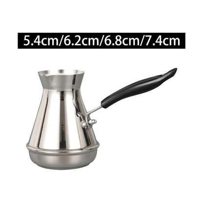 Turkish Coffee Pot Multipurpose Easy to Clean Milk Mocha Warmer Coffee Kettle for Kitchen Bar Restaurant Household Outdoor