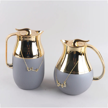 Hot Selling Colorful Arabic Coffee Tea Pots 1.0L Vacuum Thermos Flask Custom Logo Coffee Tea Pot Supplier & Manufacturer