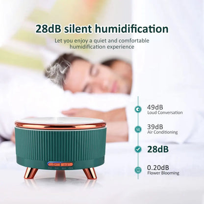 500ml Ultrasonic Aroma Diffuser Desktop Humidifier Large Capacity Essential Oil Diffuser for Home Office