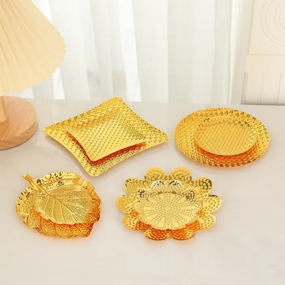 Dessert Tray Pastry Tray Nordic Afternoon Tea Birthday Party Cake Candle Tool Suitable for Snack Nuts Mini Cake Home Decor